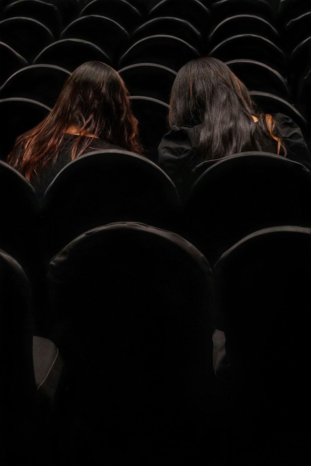Diverse audience seated in a cinema before a screening